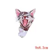 Patche Bordado de Gato de Bolso Animal Fofo Desenho Animado Estilo Japonês Gato Bordado Patch Transfronteiriço em Estoque