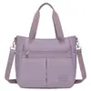 Bolso Tote de Moda para Mujer, Bolso de Nailon Versátil de Gran Capacidad, Bolso Cruzado de Hombro Simple Casual para Viaje