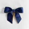 2,2cm Bolo Assado Fita DIY Laço Pronto Cruzamento Embalagem de Presente Fita de Laço Artesanal com Borda Dourada