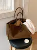 Bolsa de Tote Esmerilada de Alta Gama Estilo Coreano para Mujer Nuevo Modelo 2026 Bolso de Hombro de Lujo Ligero para Viajar Bolso de Axila Retro de Gran Capacidad