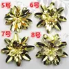Piezas de Flores Grandes Multicapa Accesorios para Joyería DIY Corona de Novia Antigua Pasador Flor de Palacio Flores Estéreo