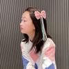 Acessórios de cabelo primavera lantejoulas rosa coreano princesa estilo arco hairpin coroa super bonito cross-border crianças bico de pato clipe