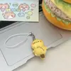 Llavero Divertido de Cuerda de Animales Tridimensionales de Dibujos Animados Colgante de Corazón Lindo y Femenino para Lanyard de Teléfono Móvil Accesorios para Bolsos