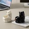 Nuevo Cenicero Flotante de Gato Fantasma Cenicero de Cerámica Adornos de Halloween para Mesa de Café en Casa Cenicero Anti-Ceniza Volante