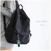Mochila de gran capacidad de color sólido que combina con todo, mochila para hombre, mochila negra, mochila para estudiante universitaria, mochila para mujer, tamaño de mochila para mujer
