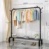 Perchero Simple de Pie para el Hogar, Poste Resistente para Secar Ropa, Colgador de Ropa para Interiores, Perchero Plegable para Almacenamiento en Dormitorio