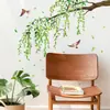 Fun-C171 Ramas de Sauce Agitadas Personalizadas y Gorriones Decoración de Fondo para Sala de Estar, Comedor, Hogar Pegatinas de Pared Venta al por mayor para Exportación