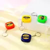 Chaveiro Mini Fita Métrica Pequena Portátil para Casa Leve 1 Metro Fita Métrica para Medição de Roupas Fita Suave Pequena Fita de Aço