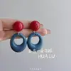 Estrela Colorida de Desejos ~ Brincos de Franja Estrela de Dopamina Vitalidade Estilo de Feriado Brincos Doces Brincos de Clipe para Orelha sem Furo