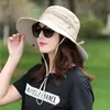 Sombrero de Sol para Ciclismo Estilo Coreano de Verano para Hombre y Mujer, Sombrero de Sol para Montañismo, Sombrero de Pescador para Viajar, Sombrero de Sol para Playa