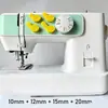 Nuevo producto transfronterizo: Juego de herramientas de pie prensatelas para dobladillo de máquina de coser impreso en 3D, adecuado tanto para telas finas como gruesas, un accesorio de costura versátil para modificación