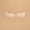 Adesivos para o peito tipo taça de manga adesivos invisíveis push up peito pequeno espessado vestido de noiva silicone espesso respirável adesivos de mama anti-impacto