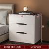 Mesa de Noche Nórdica para el Hogar, Simple, con Cajón de Almacenamiento, Mini Gabinete de Almacenamiento, Gabinete de Noche para Dormitorio Pequeño