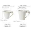 Taza de Cerámica Creativa Transfronteriza con Logotipo Personalizado, Taza para el Hogar, Taza de Souvenir Ins de Aspecto Elevado, Forma Hecha a Medida