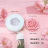 Molde de Silicone de Flor Rosa DIY Chocolate Fondant Flor Rosa Resina Aromaterapia Gesso Vela Molde
