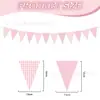 Roupas de Macacão Xadrez para Chá de Bebê Menino e Menina Transfronteiriças com Decoração de Bandeira Adereços para Festa de Primeiro Aniversário