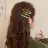 Nuevo Estilo Pinza para el Cabello para Flequillo, Pasador de Acetato para Frente y Lado, Set de 3 Pinzas para el Cabello para Fijar Cabello Suelto, Pinza Retro 2025Bb