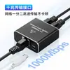 Divisor de Cabo de Rede, Distribuidor de Rede Gigabit Um para Dois, Acesso Simultâneo à Internet, Extensor de Switch de Rede Rj45
