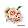 Flor de Laranja Espuma Flor Núcleo Flor Dupla Cabeça Estame de Flor Fruta Artesanal DIY Grampo de Cabelo Acessórios de Cabelo Materiais Venda Quente Atacado