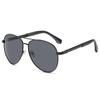 Nuevas gafas de sol polarizadas metálicas para hombre 8738, gafas de sol que cambian de color, gafas de sol retro de doble uso para día y noche.