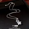 Collar de estrella redonda de circón, cadena para la clavícula de nicho de lujo ligero, elegante y versátil, joyería de moda de alta gama al por mayor