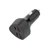 Cargador de coche 2A2C Cargador de coche A C30W Cargador de coche PD60W Compatible con múltiples protocolos Cargador rápido Cargador superrápido