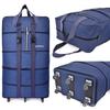 Bolsa de remessa aérea com rodas universais para estudo no exterior, bolsa de viagem de grande capacidade, bolsa de bagagem com logotipo personalizado