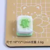 Novo Estilo Boa Sorte e Fortuna Bolo de Mahjong Acessórios de Resina Artesanal Grampo de Cabelo com Cola de Chantilly Chaveiro Materiais Criativos