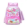 Set de dos piezas de mochila escolar transfronteriza para estudiantes de primaria, mochila infantil de primer grado con carcasa dura 3D de dibujos animados de dinosaurio