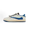 Tênis Putian AJ Raio Swoosh Invertido Mocha Marrom Escuro Preto Guerreiro Jordan cross-border cano baixo masculino e feminino campus casal tênis esportivo