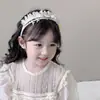 Tiara de Cabelo Infantil, Orelhas de Coelho de Princesa, Acessórios de Cabelo de Orelhas de Gato, Tiaras Dentadas Antiderrapantes para Meninas, Grampos de Cabelo de Renda Fofa, Tiaras de Coroa