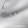 Pendientes de Plata S925 con Circonita Jueyu Joyería de Oreja Simple Accesorios de Moda Tendencia Regalo Transmisión en Vivo Venta al por Mayor S1071085A