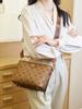 Bolso bandolera Banimei para mujer con dos asas, pequeño bolso cuadrado estampado, bolso de hombro moderno y versátil con asa ancha en colores contrastantes.