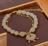 Pulsera de la Fortuna de Cacahuete de Moda Popular para Mujer, Nueva Pulsera Personalizada de Lujo de Doble Capa de Gama Alta