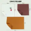 Suministro Transfronterizo de Servilletas de Lino Puro para Hoteles, Servilletas Cuadradas Lisas de Alta Gama Estilo Japonés para Comedor Occidental y Manteles