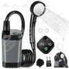 Dispositivo de Ducha Exterior 6000mAh Portátil Ducha de Camping Exterior con Pantalla LED Ducha Eléctrica Portátil
