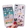 Capa de celular com glitter em pó fatiado cosmético para iPhone 11 iPhone 11Pro max Capa protetora cosmética