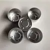 Vela de Amor Hecha a Mano Taza de Vela Taza Vacía de Aluminio Taza Lámpara de Concha Material para Lámpara de Aceite Ghee Concha de Incienso Cera