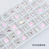 Dongzhou Cristal K9 Puntiagudo Accesorios de Joyería DIY Pequeño Caramelo de Roca Taladro Decorativo Sonido de Sacudida Explosiones Taladro de Uñas Colorido