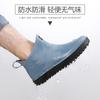 Novas Botas de Chuva Masculinas Modernas, Impermeáveis e Antiderrapantes, de Cano Curto, para Trabalho na Cozinha, Pesca, Lavagem de Carros, Sapatos de Água, Galochas de Borracha Modernas