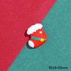 Novo presente de Papai Noel feito à mão creme gel faça você mesmo capa de telefone decorativo joia material resina acessórios