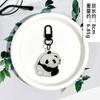 Hebilla de Puerta Panda Gordo de Dibujos Animados Acrílico Colgante Anti-pérdida Pareja Bolsa Colgante Lindo Llavero Venta al por Mayor Transfronterizo