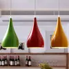 Lustre Simples Barra cabeça única três cabeças escritório Lustre Personalidade criativa moderno café restaurante lustre colorido