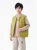 Chaleco Ligero Cálido Forrado de Polar para Niños 26 Novedades Otoño/Invierno Ropa Exterior Unisex para Niños Medianos/Mayores Capa Interior Cálida Engrosada Moderno
