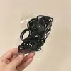 Goma elástica alta para el pulgar de niña, Goma elástica pequeña negra, Cuerda para el pelo de niños, Accesorio de trenza de pelo no dañino