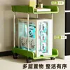 Soporte para host de computadora, base de enfriamiento para caja suspendida de escritorio móvil debajo del escritorio, soporte, bandeja y estante de almacenamiento