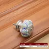 Manija de Cerámica Estilo Americano de Calabaza con Diseño Artístico Vintage para Cajón, Puerta de Gabinete, Armario y Cómoda, Estilo Antiguo Pintado a Mano