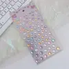 Adesivos decorativos criativos de diamante estilo Ins para fazer diário, decoração de celular, DIY, pérola feita à mão, gema, adesivos de cristal