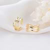 Textura Irregular DIY Anillo de Celebridad de Internet Simple Japonés y Coreano Anillo de Pareja Creativo de Oro de 14 Quilates Ins Japonés y Coreano