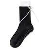 Nuevos Calcetines de Yoga Pilates Profesional Algodón Puro Sin Costuras Silicona Antideslizantes de Media Pantorrilla Calcetines Deportivos de Suelo Otoño e Invierno